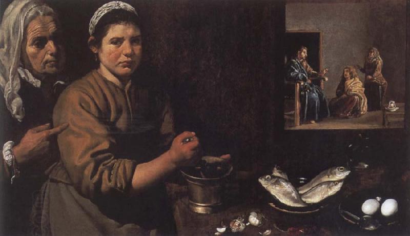 Diego Velazquez Christ in the House of Mary and Marthe